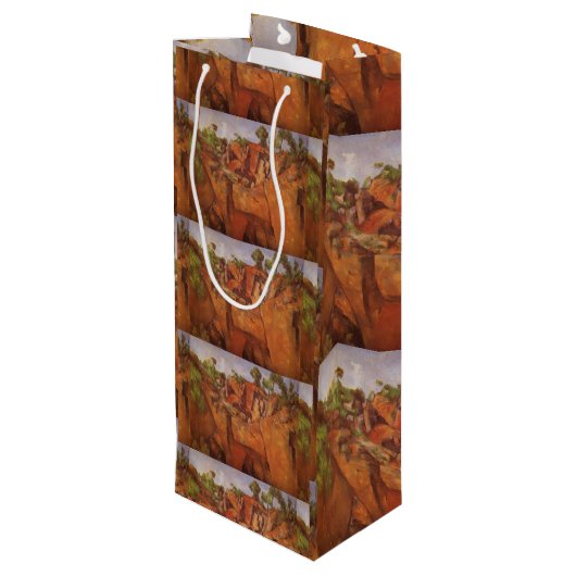 Paul Cezanne Steinbruch Bibemus Wijn Cadeautas (Achterkant Gekanteld)