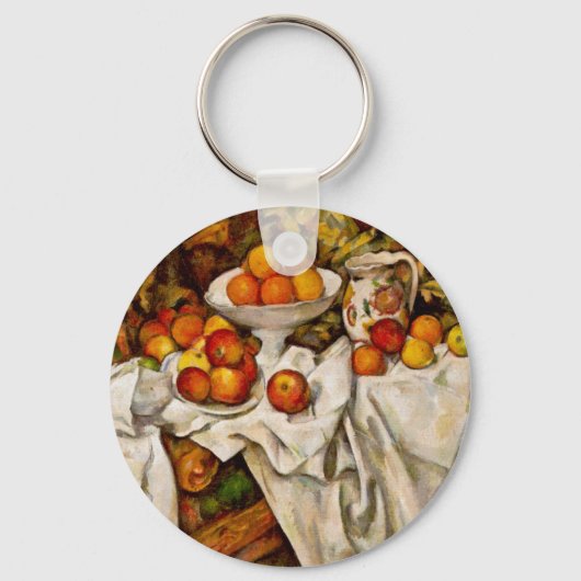Paul Cézanne still Life Sleutelhanger (Voorkant)