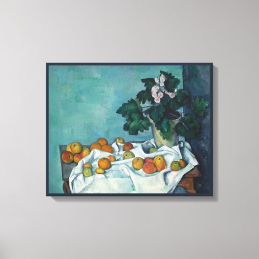 Paul Cezanne Still Life With Apples Fine Art Canvas Afdruk (Voorkant)