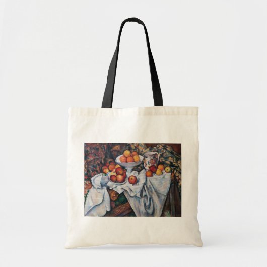 Paul Cezanne - Stilleven, Appelen en Sinaasappels Tote Bag (Voorkant)