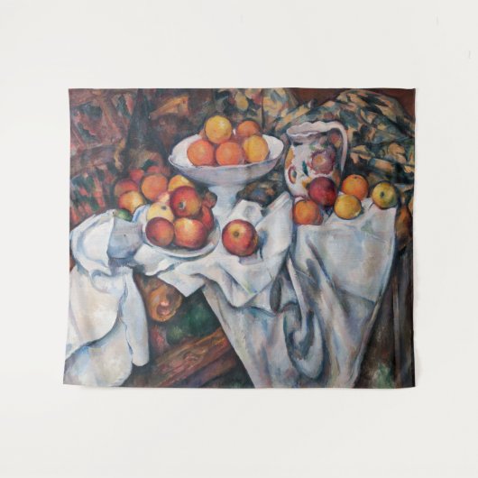 Paul Cezanne - Stilleven, Appelen en Sinaasappels Wandkleed (Voorkant (horizontaal))