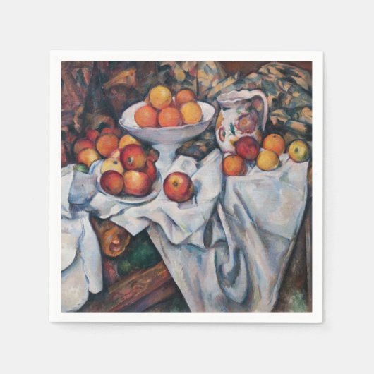 Paul Cezanne - Stilleven, Appels en Sinaasappels Servet (Voorkant)