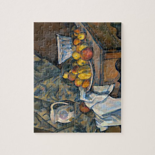 Paul Cezanne | Stilleven met appelen en perziken, Legpuzzel (Verticaal)