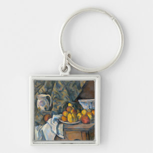 Paul Cezanne Stilleven met appelen en perziken, Sleutelhanger