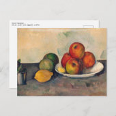 Paul Cezanne - Stilleven met appels Briefkaart (Voorkant / Achterkant)