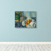 Paul Cezanne - Stilleven met appels Canvas Afdruk (Insitu (Houten vloer))