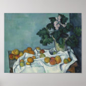 Paul Cezanne - Stilleven met appels en een pot Poster (Voorkant)