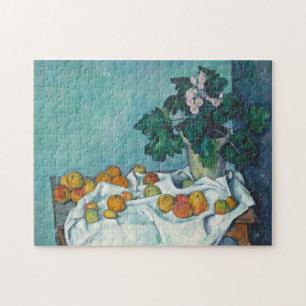 Paul Cézanne Stilleven met appels en primroses Legpuzzel