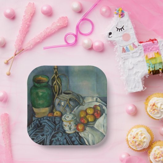 Paul Cezanne - Stilleven met appels Papieren Bordje (Feest)