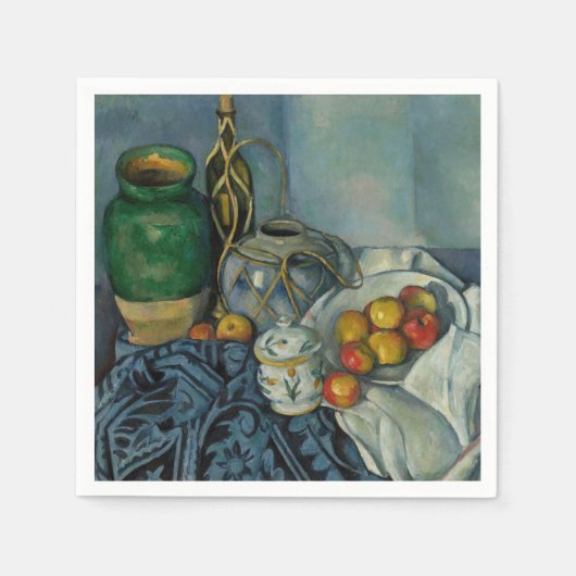 Paul Cezanne - Stilleven met appels Servet (Voorkant)