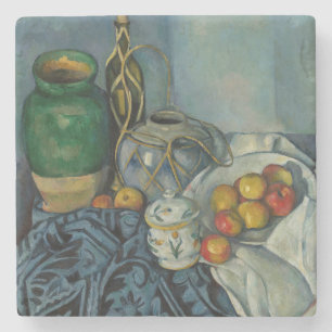 Paul Cezanne - Stilleven met appels Stenen Onderzetter