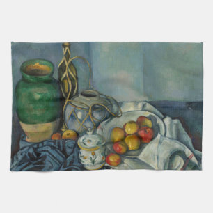 Paul Cezanne - Stilleven met appels Theedoek