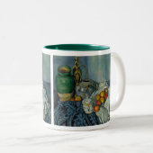 Paul Cezanne - Stilleven met appels Tweekleurige Koffiemok (Voorkant rechts)