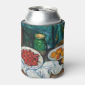 Paul Cezanne - Stilleven met Cherries en perachs Blikjeskoeler (Blikje Voorkant)