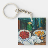 Paul Cezanne - Stilleven met Cherries en perachs Sleutelhanger (Voorkant)