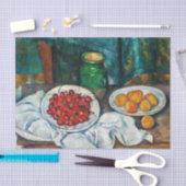 Paul Cezanne - Stilleven met Cherries en perachs Tissuepapier (Craft)