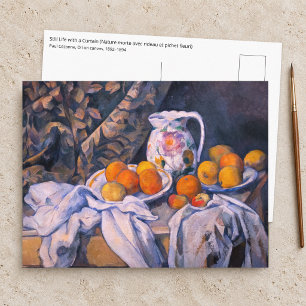 Paul Cezanne - Stilleven met een gordijn Briefkaart