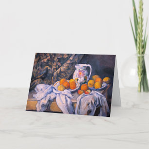 Paul Cezanne - Stilleven met een gordijn Kaart
