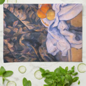 Paul Cezanne - Stilleven met een gordijn Theedoek (Gevouwen)