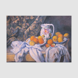 Paul Cezanne - Stilleven met een gordijn Tissuepapier