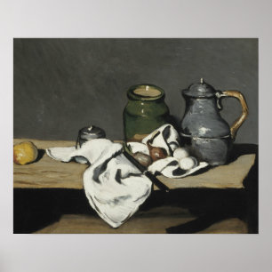 Paul Cezanne - Stilleven met Kettle Poster