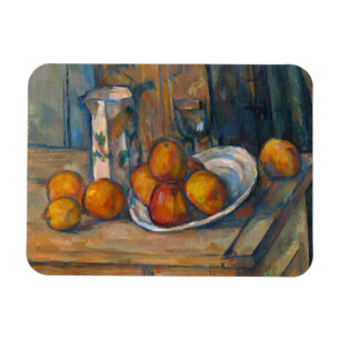 Paul Cezanne - Stilleven met Milk Jug en Fruits Magneet