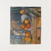 Paul Cezanne - Stilleven met Milk Jug en Fruits Wandkleed (Voorkant)