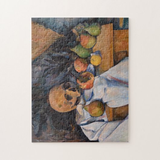 Paul Cezanne - Stilleven met schedel Legpuzzel (Verticaal)