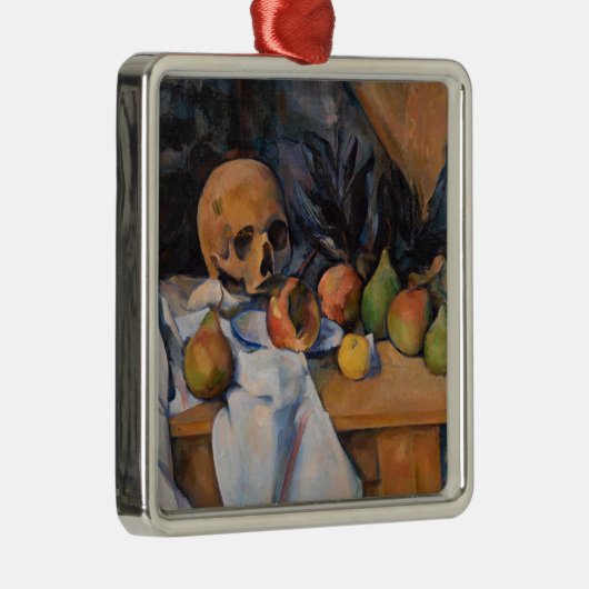 Paul Cezanne - Stilleven met schedel Metalen Ornament (Rechts)
