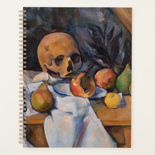 Paul Cezanne - Stilleven met schedel Planner (Voorkant)