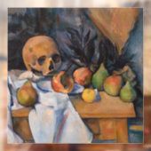 Paul Cezanne - Stilleven met schedel Raamsticker (Vel 2)