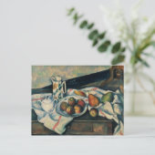 Paul Cezanne | Stilleven van perziken en peren, 18 Briefkaart (Staand voorkant)