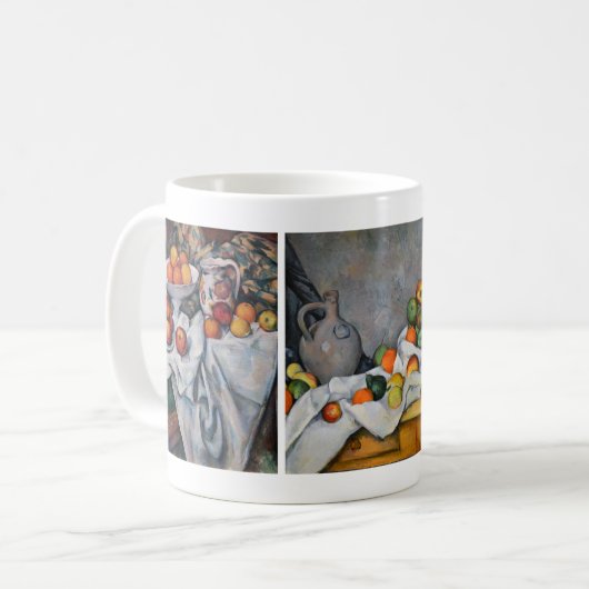 Paul Cezanne - Stilstaande stukken van Lifes Koffiemok (Voorkant links)