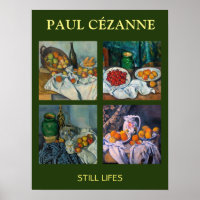 Paul Cezanne - Stilstaande stukken van Lifes