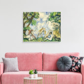 Paul Cezanne | The Battle of Love, c. 1880 (olie o Canvas Afdruk (Insitu (Woonkamer))
