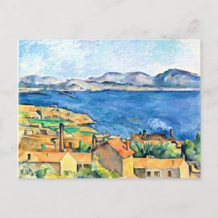 Paul Cezanne, The Bay of Marseille Briefkaart