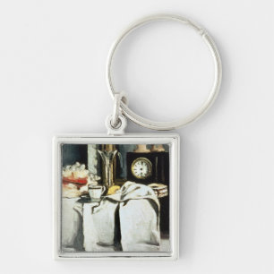 Paul Cezanne The Black Marble Clock, c.1870 Sleutelhanger