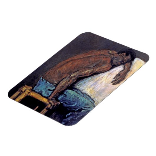 Paul Cezanne - The Negro Scipio Fine Art Painting Magneet (Linkerzijde)