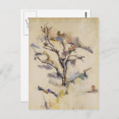 Paul Cezanne- The Oak Briefkaart (Voorkant / Achterkant)