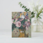 Paul Cezanne Vase of Flowers Briefkaart (Staand voorkant)