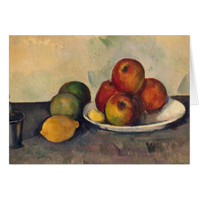 Paul Cezanne | Vie morte avec pommes, c.1890 (Devant horizontal)