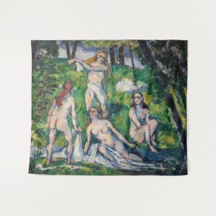 Paul Cezanne - Vier badenden Wandkleed