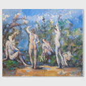 Paul Cezanne - Vijf Bathers Cadeaupapier (Vlak)
