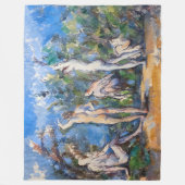 Paul Cezanne - Vijf Bathers Fleece Deken (Voorkant)