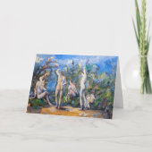 Paul Cezanne - Vijf Bathers Kaart (Voorkant)