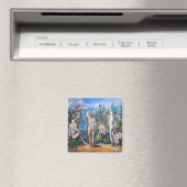 Paul Cezanne - Vijf Bathers Magneet (Insitu (Vaatwasser))