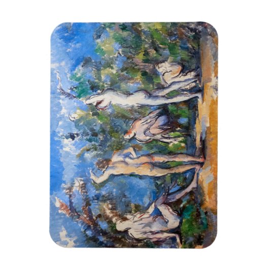 Paul Cezanne - Vijf Bathers Magneet (Verticaal)
