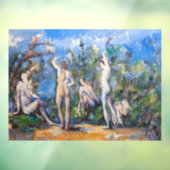 Paul Cezanne - Vijf Bathers Raamsticker (Vel 3)