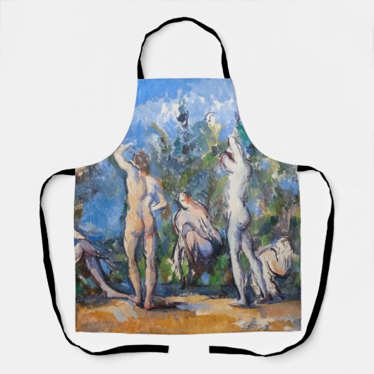 Paul Cezanne - Vijf Bathers Schort (Voorkant)