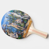 Paul Cezanne - Vijf Bathers Tafeltennisbatje (Zijkant)